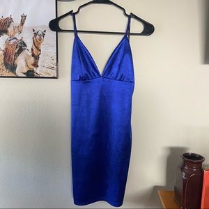 Fashion Nova Blue Cocktail Dress / Size S